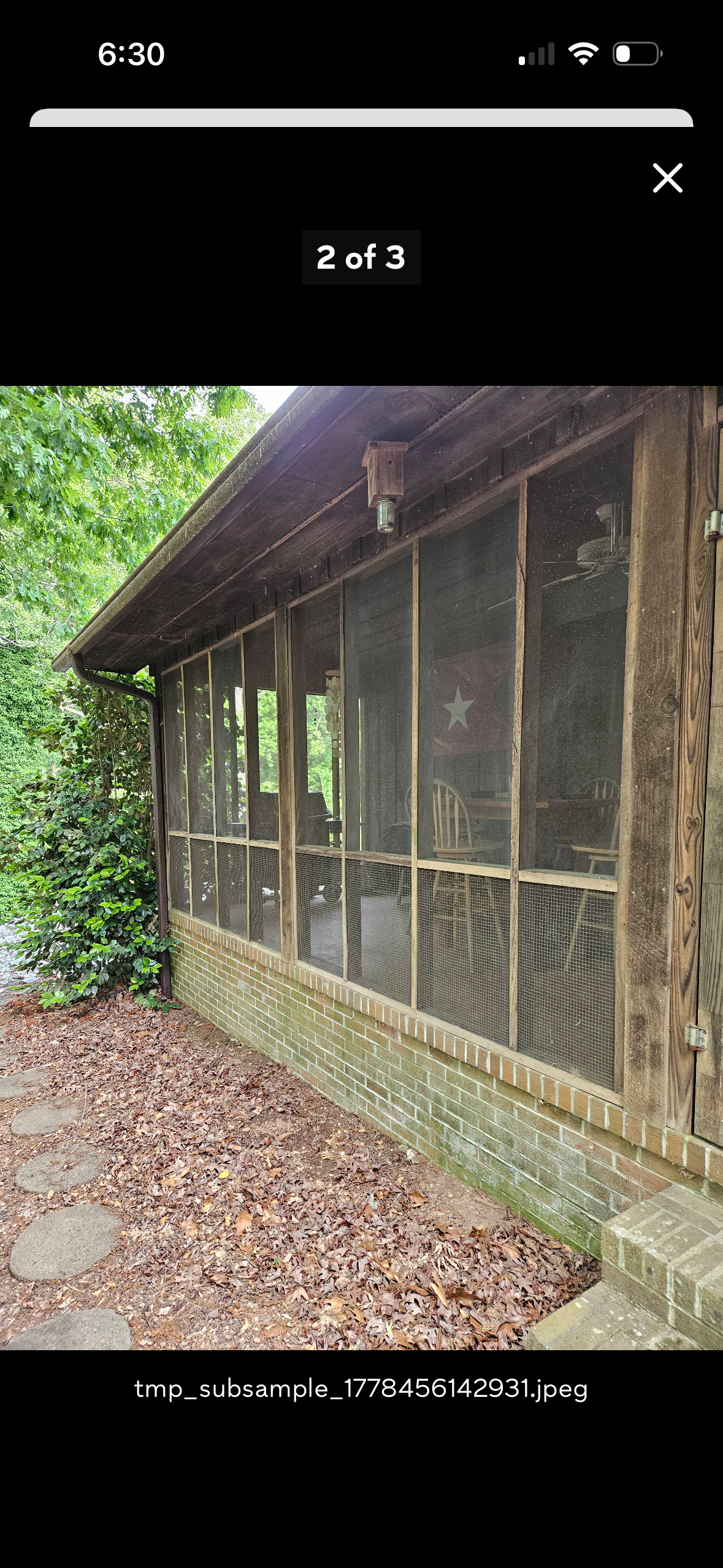Old Porch Screen